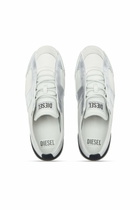 Diesel S-Slante-D - Distressed sneakers in leather and suede - Sneakers Mens in White