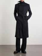 Rick Owens - Drella Double-Breasted Wool Coat - Black