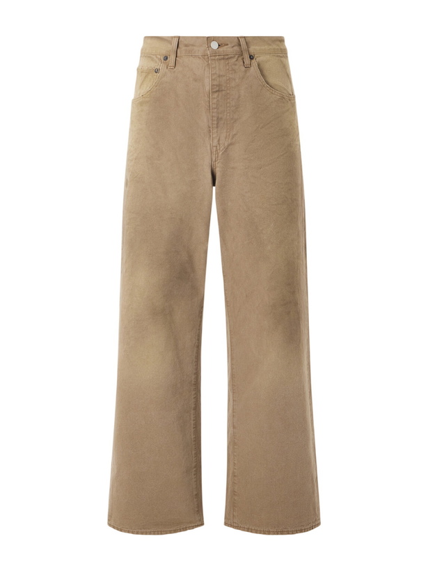 Photo: ssstein - Straight-Leg Distressed Cotton Trousers - Neutrals