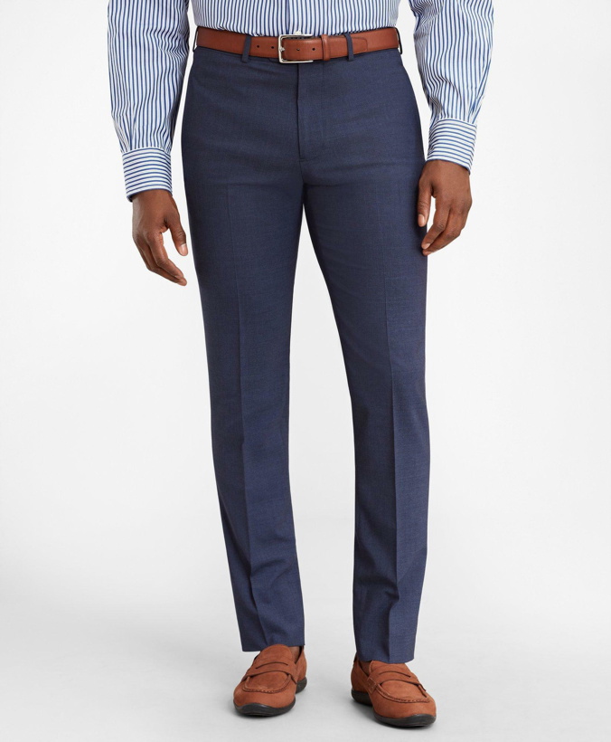 Photo: Brooks Brothers Men's Milano Fit Cool Trousers | Blue