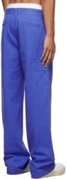 Heron Preston for Calvin Klein Blue Season 2 Straight-Leg Cargo Pants