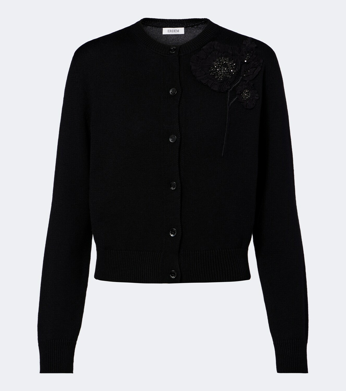 Erdem Beaded wool cardigan