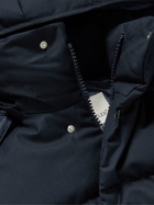 Moncler - Frema Slim-Fit Logo-Appliquéd Quilted Shell Hooded Down Parka - Blue