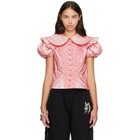 Chopova Lowena Red Swoon Blouse