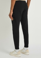 Stone Island Logo Cotton Sweatpants Black