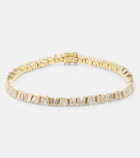 Suzanne Kalan 18kt gold bracelet with diamonds