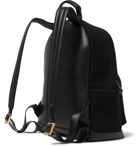 TOM FORD - Canvas and Leather Backpack - Black