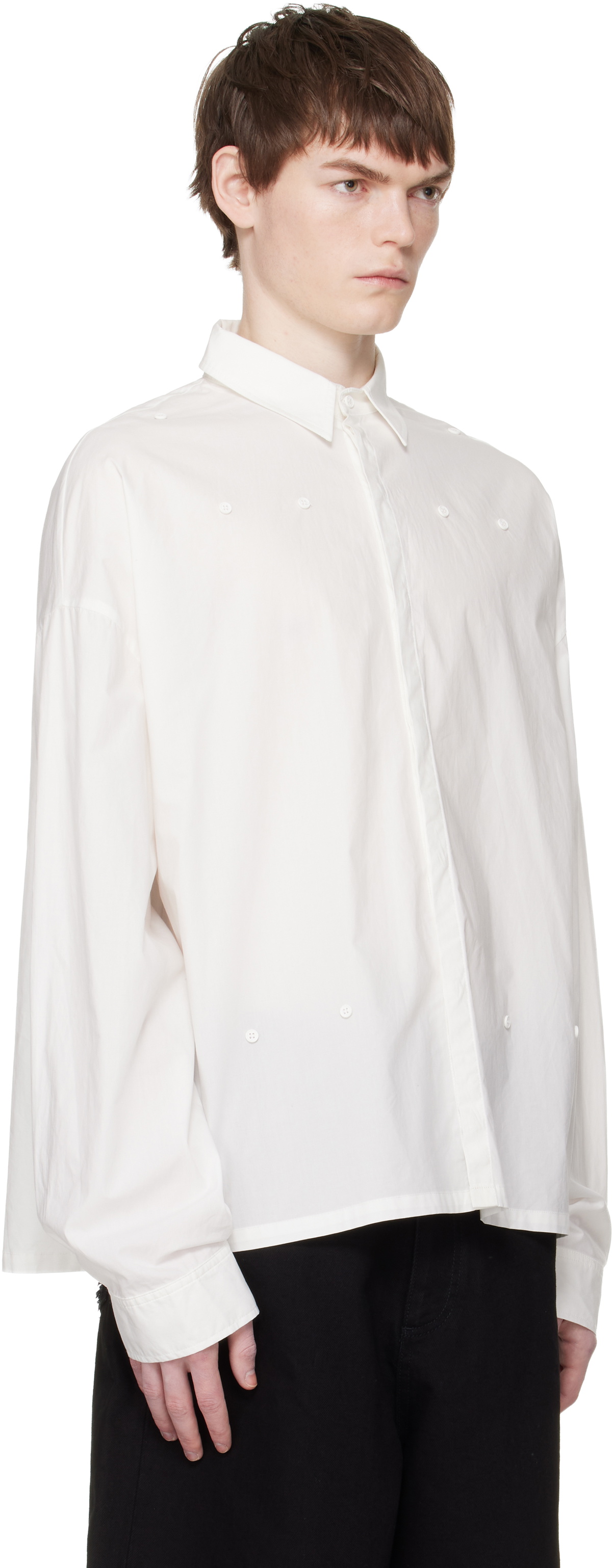HELIOT EMIL White Falerae LS Shirt