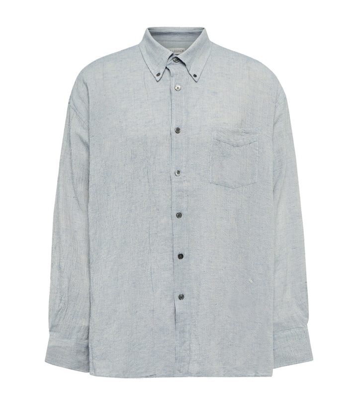 Photo: Our Legacy - Borrowed cotton and linen shirt