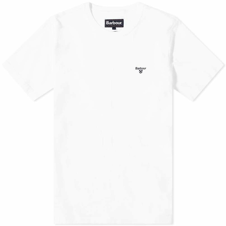 Photo: Barbour Men's Sports T-Shirt in White