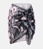 Pucci Iride semi-sheer cotton beach cover-up