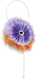 FAL-ASH Multicolor Feather Hoop Bag