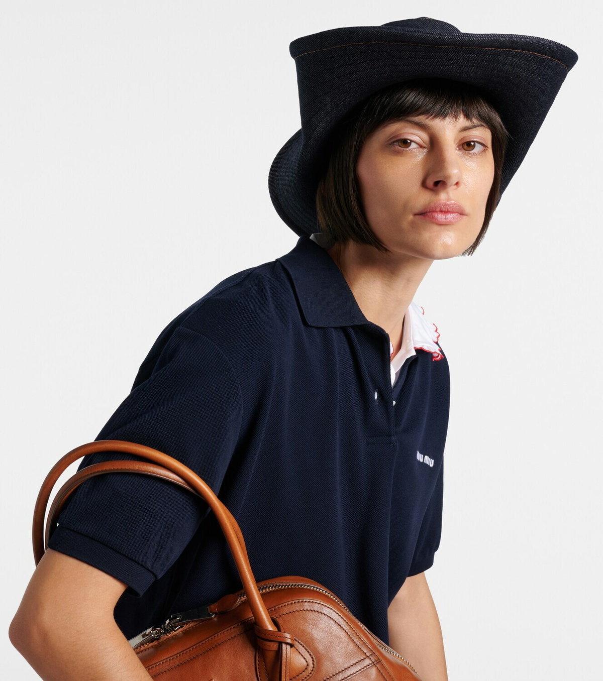 Miu Miu Denim cowboy hat