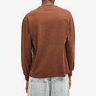 Aries Men's Long Sleeve Temple T-Shirt in Brown