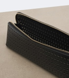 Alaïa Delta Vienne leather clutch
