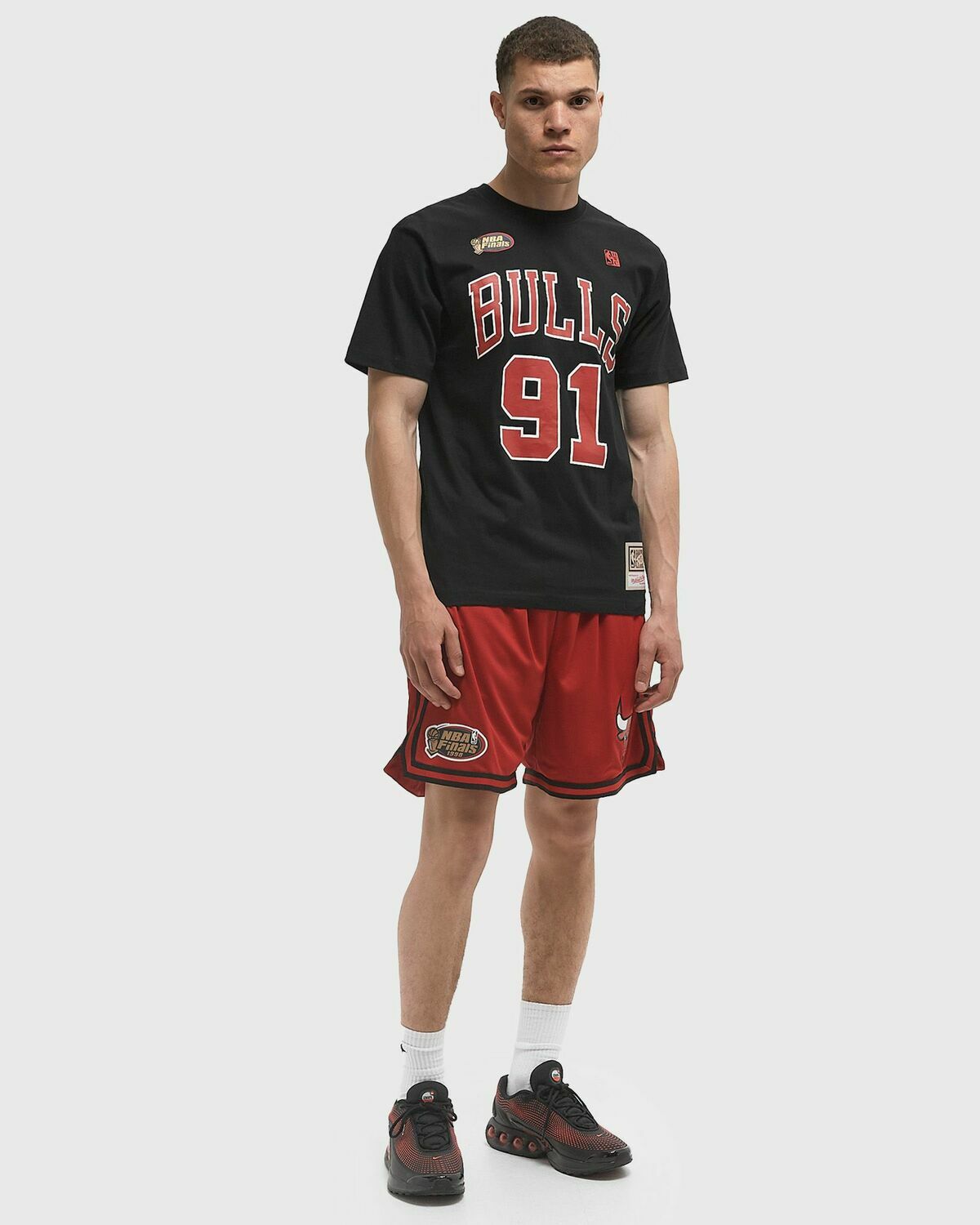 Mitchell & Ness NBA N&N TEE CHICAGO BULLS DENNIS RODMAN Black Mens Shortsleeves/Team Tee