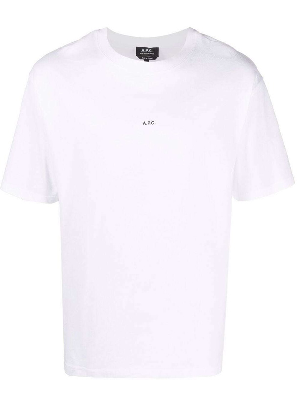 Photo: A.P.C. - Kyle Logo Organic Cotton T-shirt