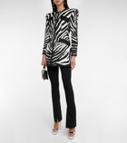 Dolce&Gabbana - Zebra-print brocade jacket