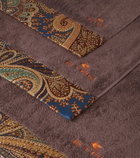 Etro Set of 5 cotton terry towels