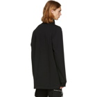 Rick Owens Black Surfer Turtleneck Pullover