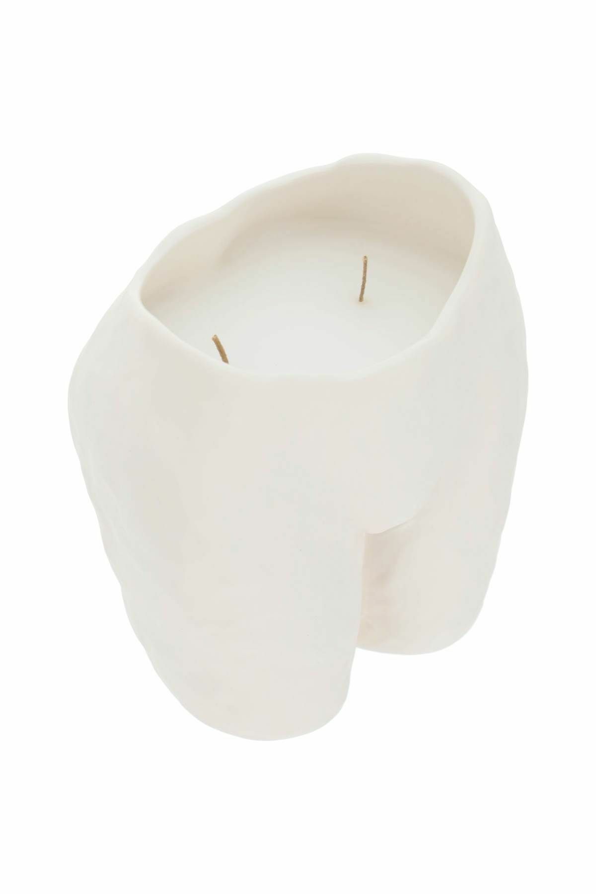 ANISSA KERMICHE popotin candle White