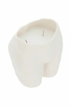 ANISSA KERMICHE popotin candle White