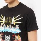 Wacko Maria Men's Neck Face Anniversary T-Shirt in Black