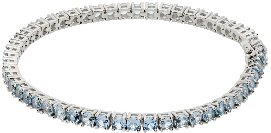 Hatton Labs Silver Marina Tennis Bracelet