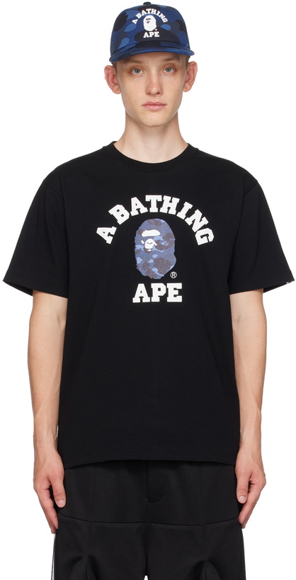 Photo: BAPE Black Camo College T-Shirt