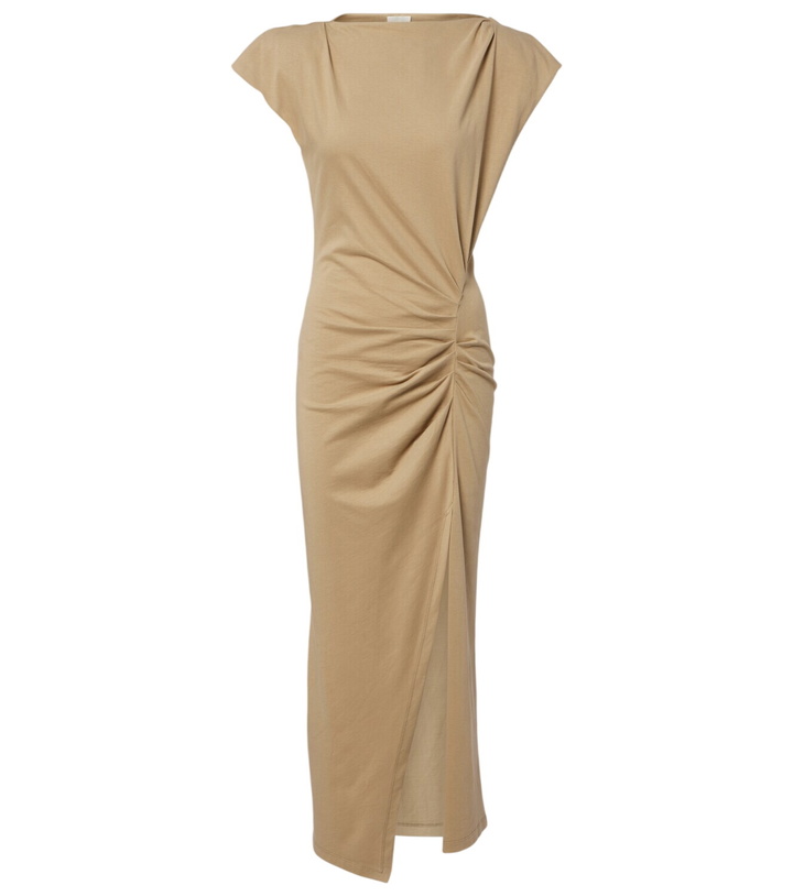 Photo: Isabel Marant Nadela gathered cotton jersey midi dress
