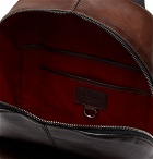 Berluti - Volume MM Leather Backpack - Men - Brown