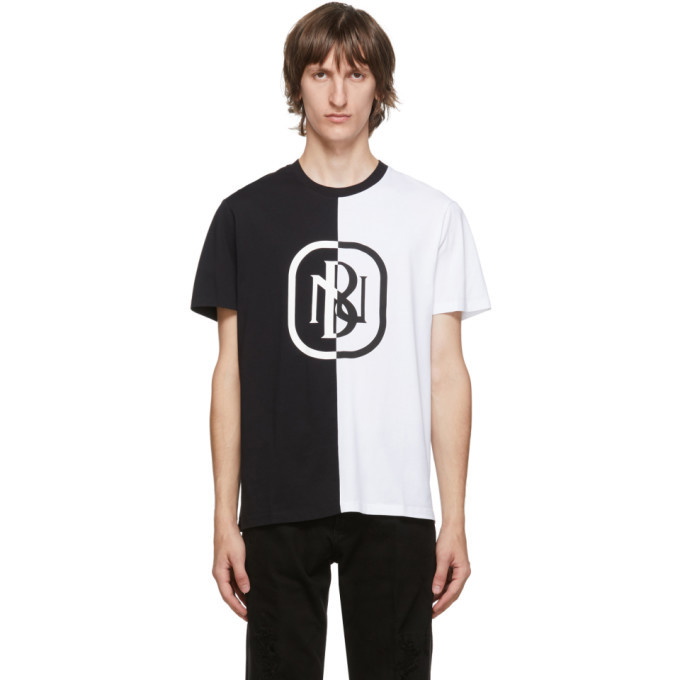 Photo: Neil Barrett Black and White New Logo T-Shirt