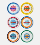 Bitossi Bel Paese set of 6 porcelain plates