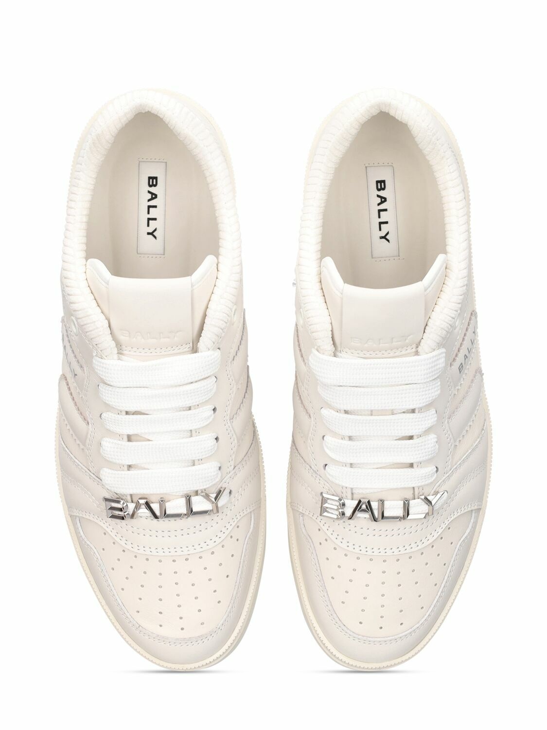 Buy Bally Stewy-P Leather Sneakers | Black Color Men | AJIO LUXE