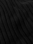 Mr P. - Cairn Ribbed Cashmere Beanie