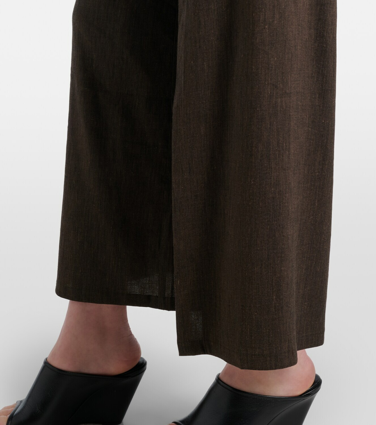 Proenza Schouler Calla linen-blend wide-leg pants
