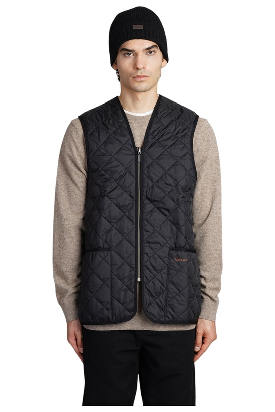 Photo: Barbour Quilted Waistco Vest In Black Polyamide