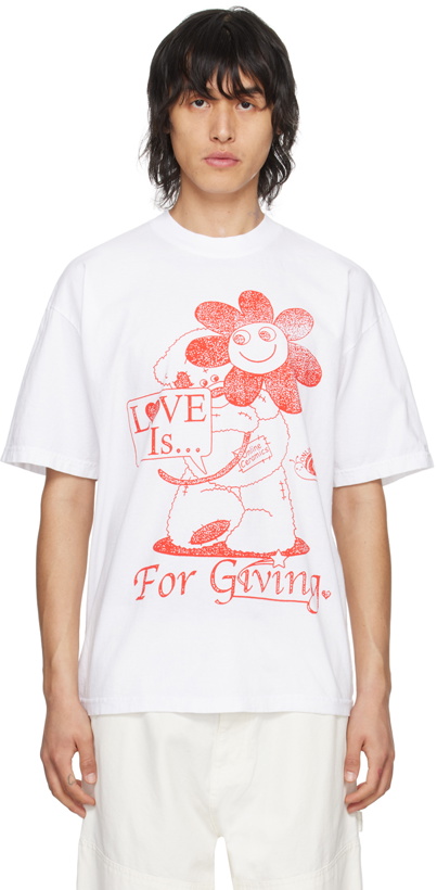 Photo: Online Ceramics White 'Love Is For Giving' T-Shirt