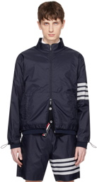 Thom Browne Navy 4-Bar Jacket