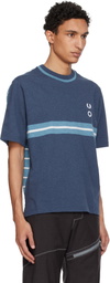 Craig Green Blue Fred Perry Edition 'Half And Half' T-Shirt
