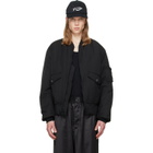 Y-3 Black Cargo Bomber Jacket