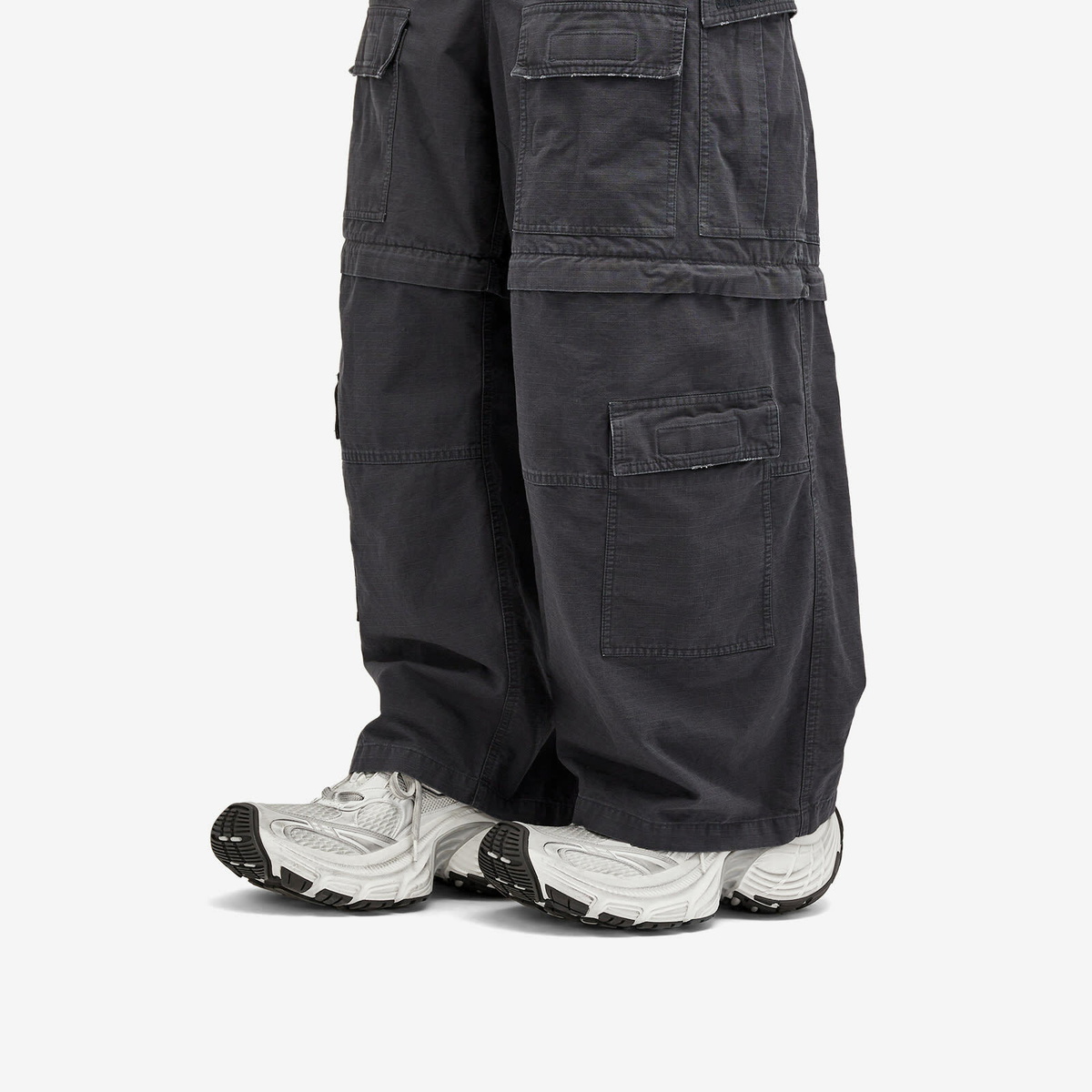 Balenciaga Men's 10XL Sneaker in White/Black/Grey Balenciaga