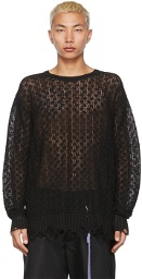 Song for the Mute Black Avenue D’Ivry Oversized Sweater