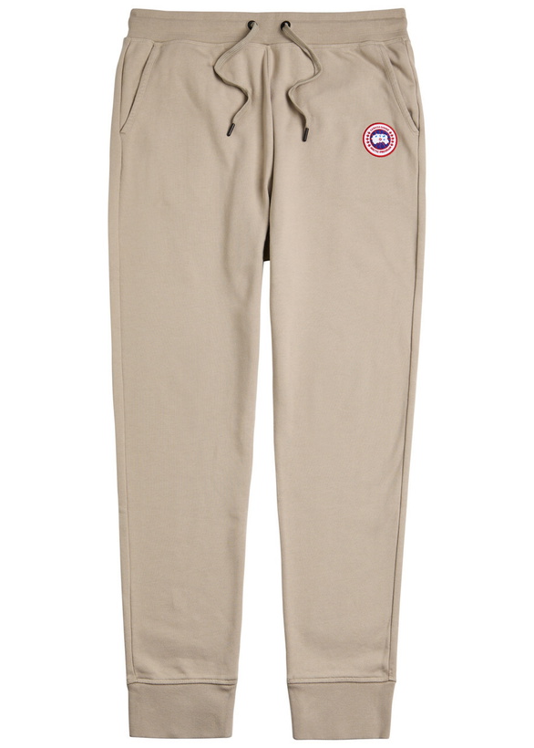Photo: Canada Goose Huron Logo Cotton Sweatpants Beige