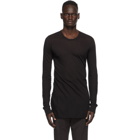 Rick Owens Black Basic Long Sleeve T-Shirt