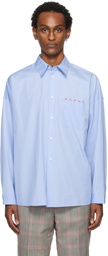 Marni Blue Oversized Shirt
