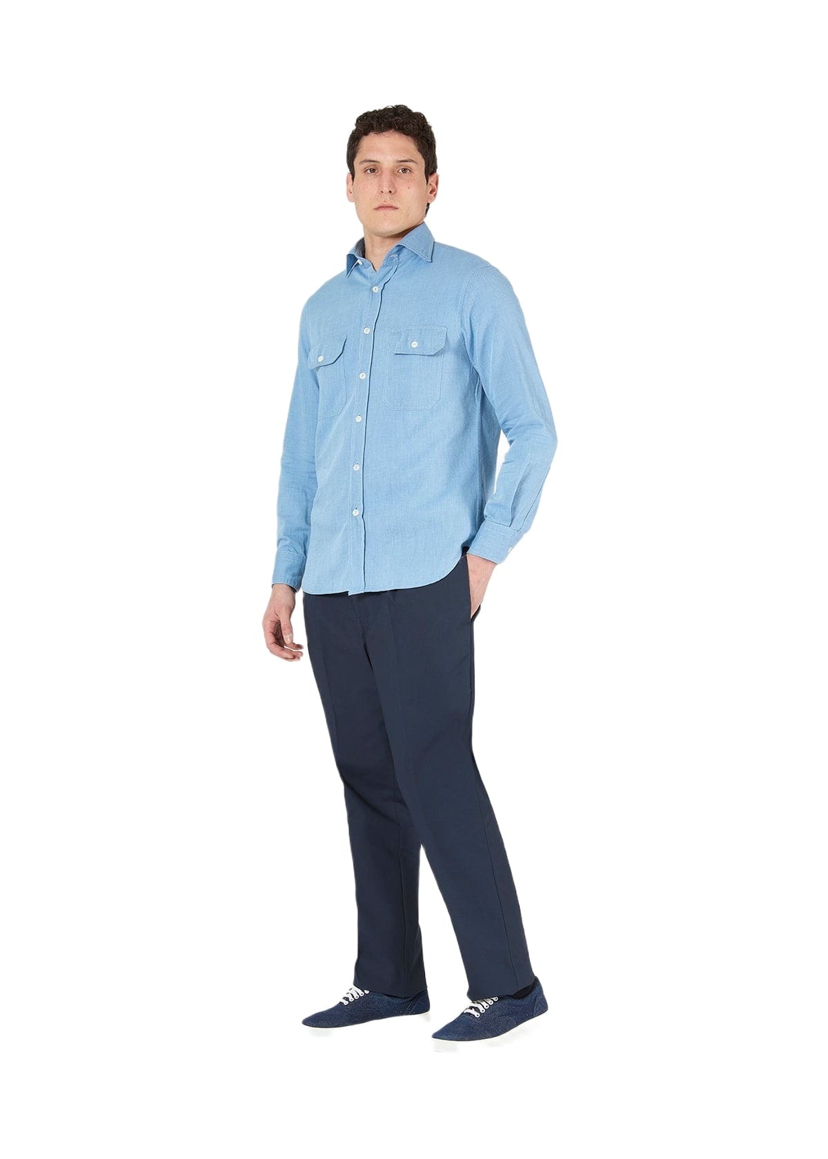 doppiaa Aantero Cotton Flannel Shirt