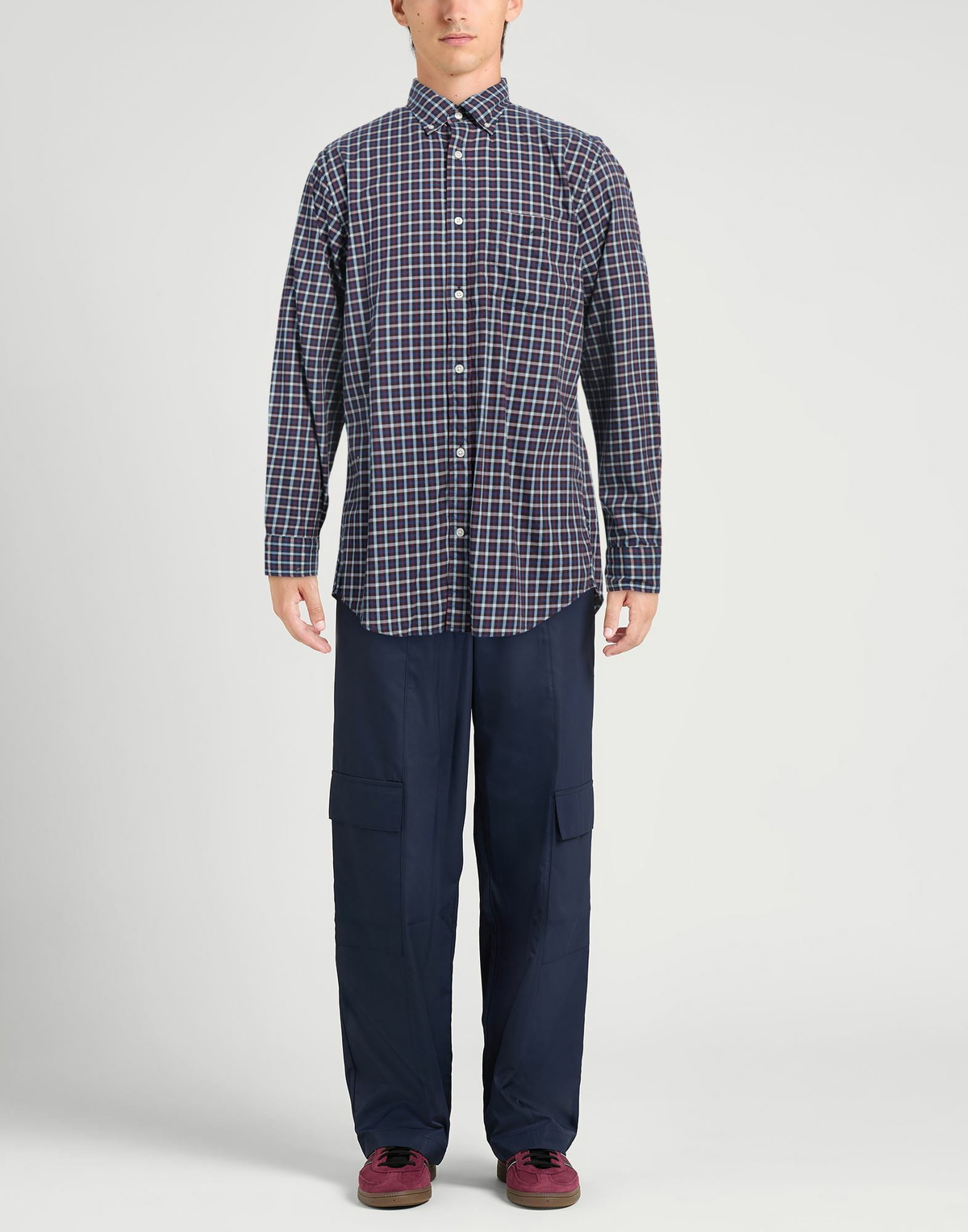 Gant Mens Shirt Plum