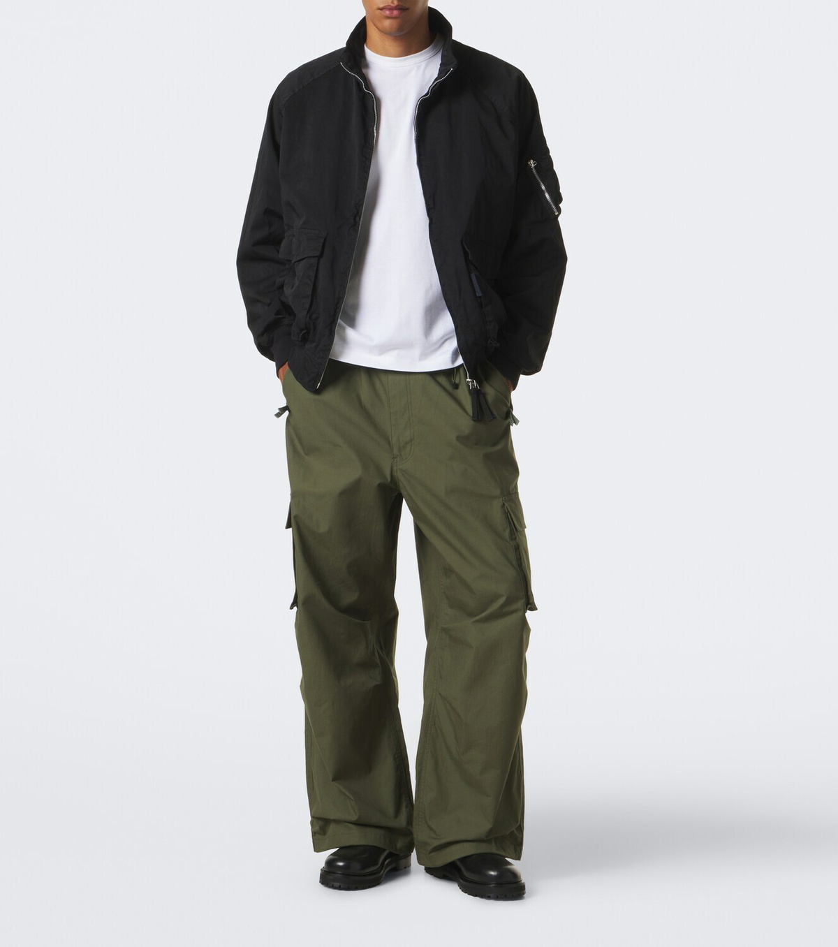 Comme des Garçons Homme Technical bomber jacket