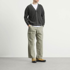 Manastash Men's Heavy Snug Thermal Cardigan in Black